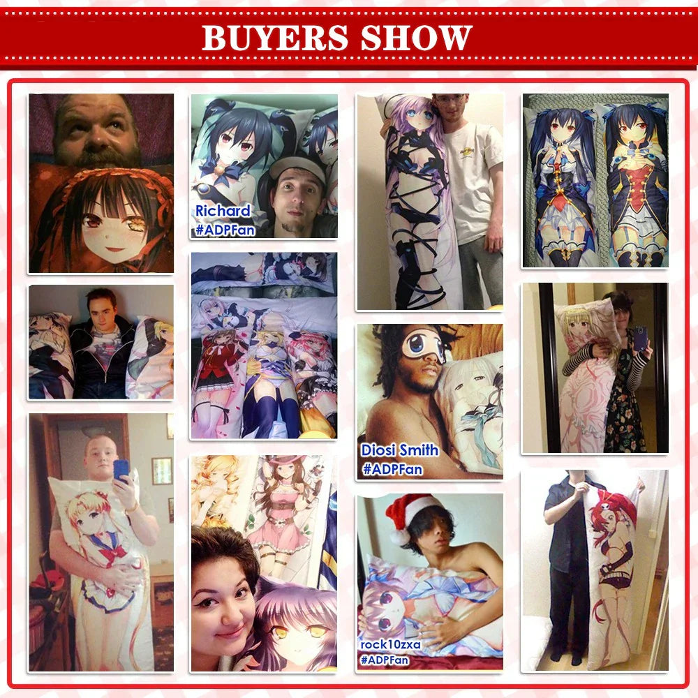 Anime Chainsaw Man Makima Cosplay Dakimakura Pillow Case