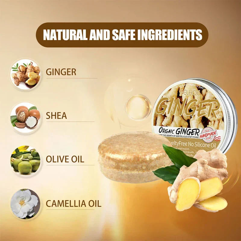 Ginger Hair Growth Soap Anti Hair Loss Fast