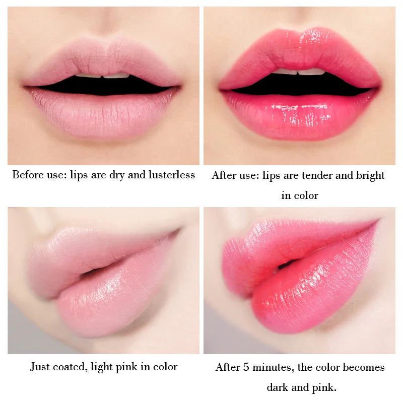 Magic Color-Changing Lipstick Aloe Vera Long Lasting Moisturizing