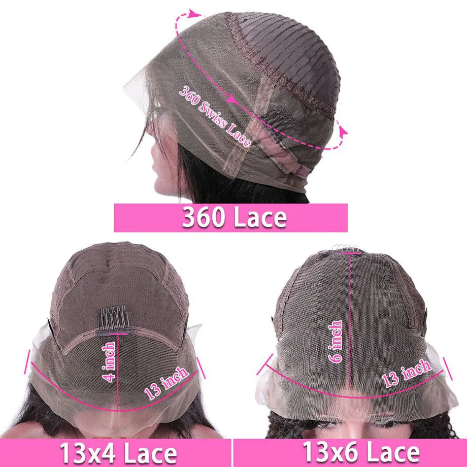 Hd Lace Frontal Wig 13X6 13X4 Bone Straight