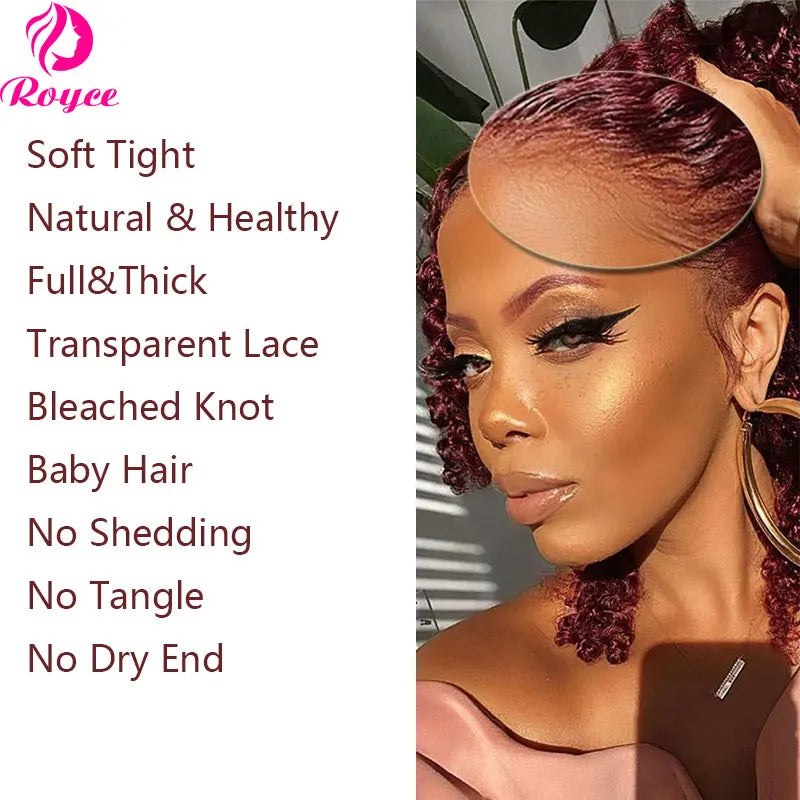 Short Bob Wigs J Kinky Curly Bob Wig