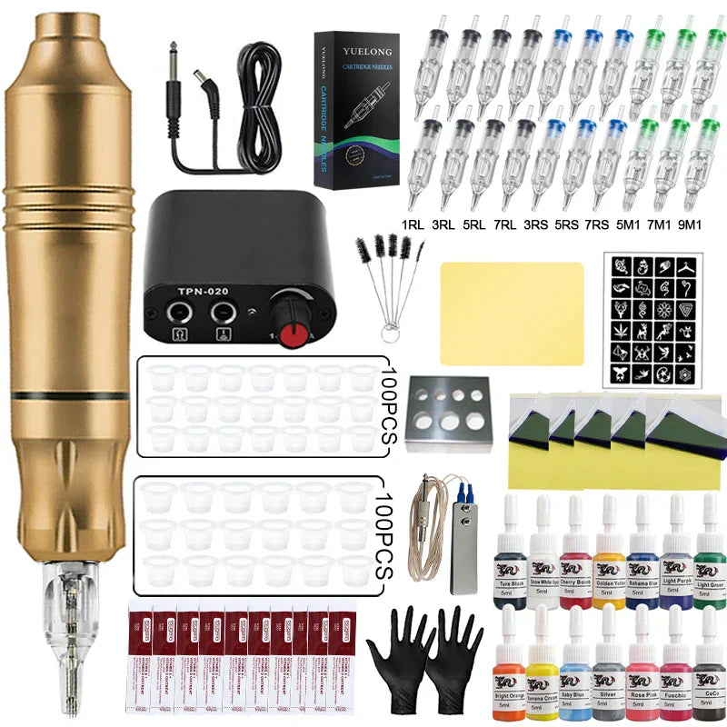 Tattoo Machine Kits Tattoo Power Supply Rotary Pen