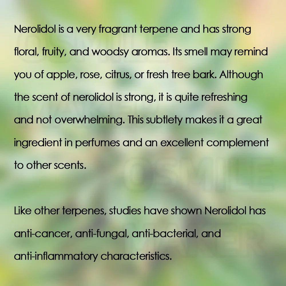 Organic Food Grade Nerolidol Terpenes Oil With