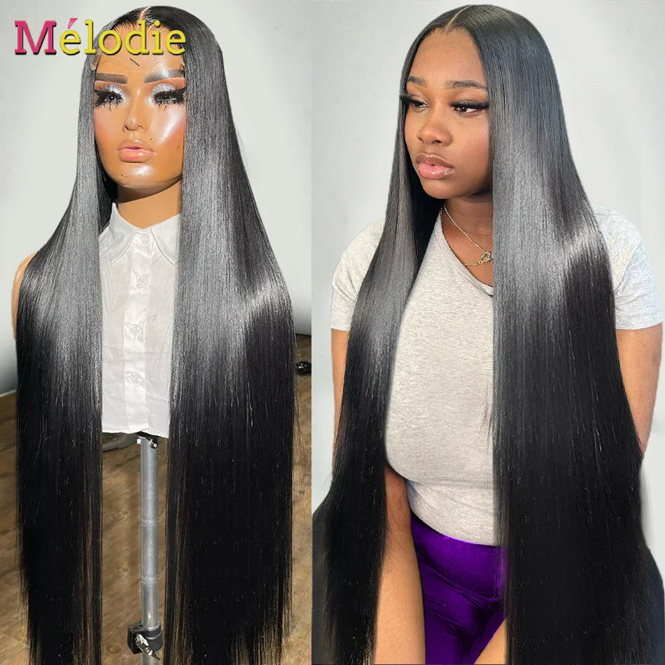 Melodie Bone Straight Lace Front Human