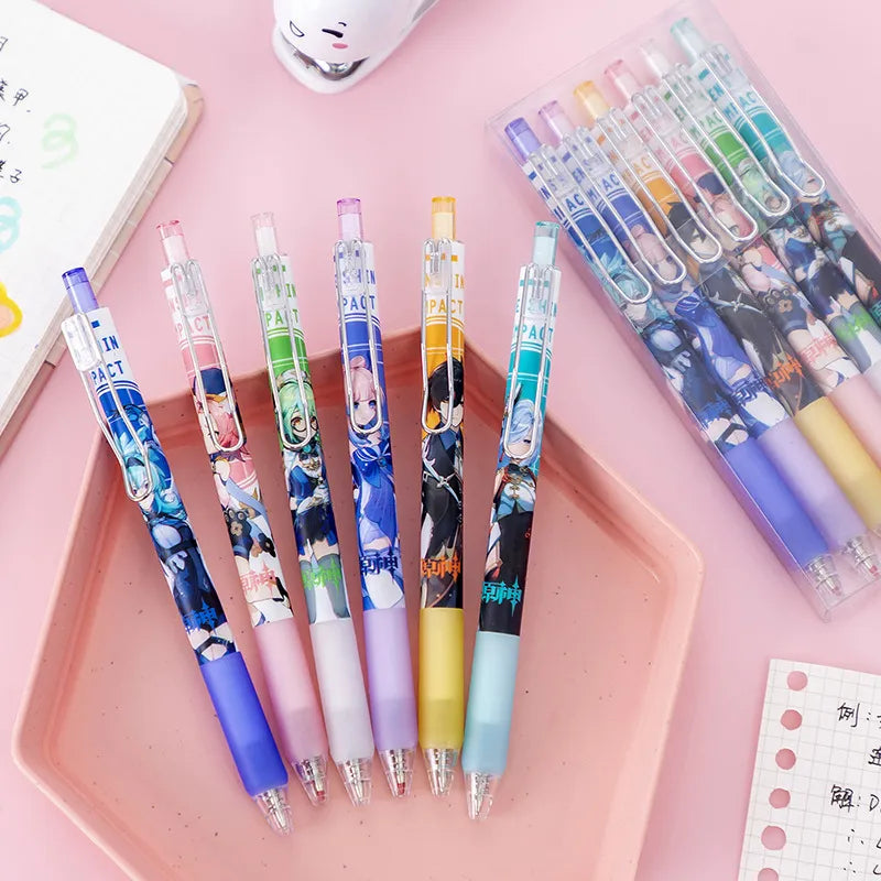 Cute Game Genshin Impact Gel Pens