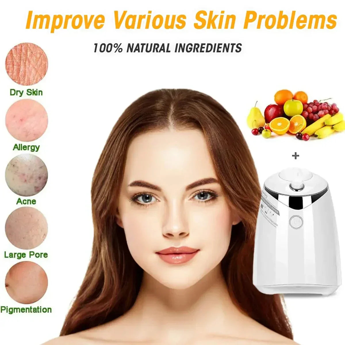 Self-Make Natural Fruit Face Mask Machine Diy Vegetable