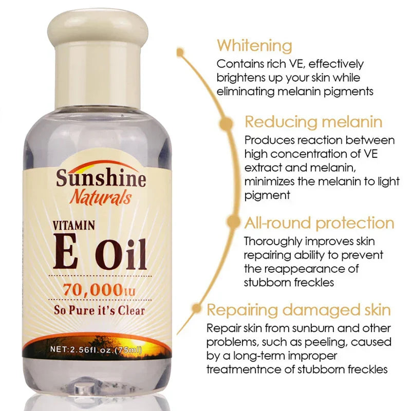 Vitamin E Oil Organic Moisturizing Anti-Wrinkle Pure Revitalizing