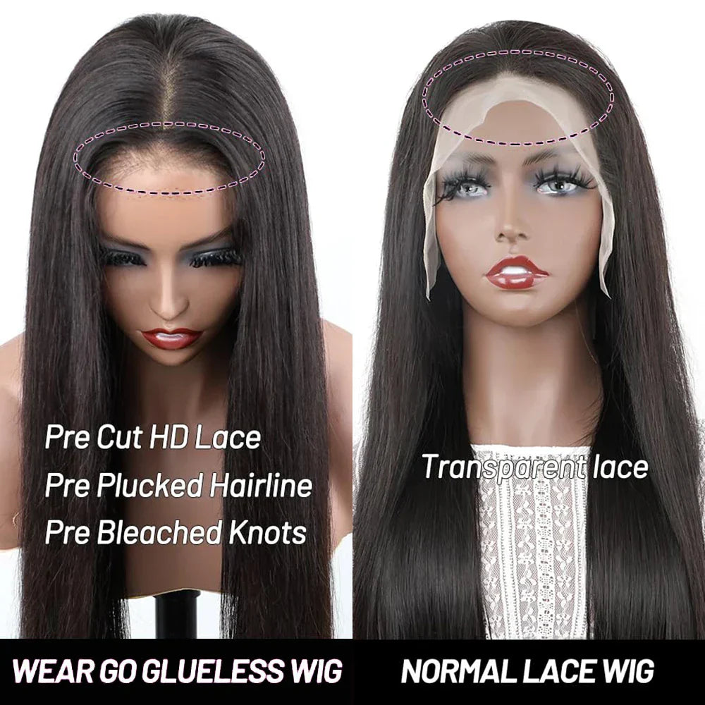 Straight Human Hair Wigs Glueless Wig Human Hair