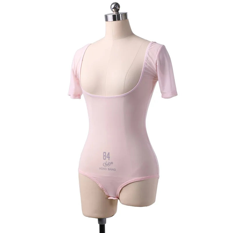 Long Sleeve Bodycon Gauze Top Sheer Pure Mesh