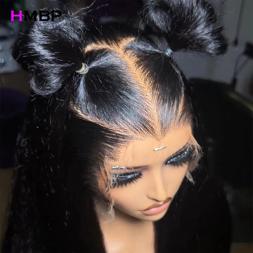 Kinky Straight Wig Glueless Full Lace Wig 13X6