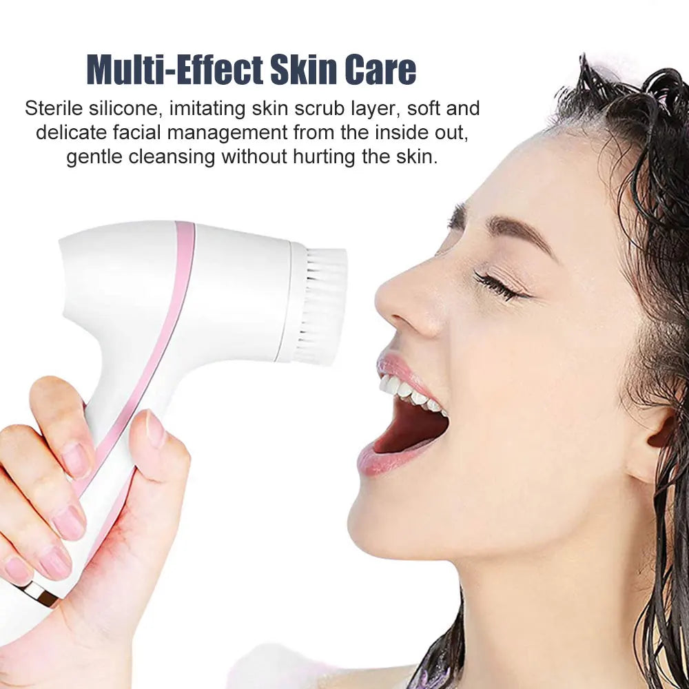 Electric Face Cleansing Brush For Facial Skin Care