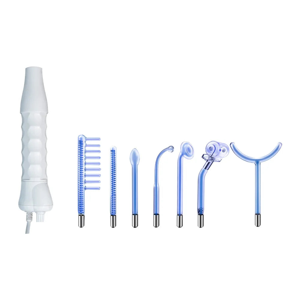 Red Or Violet Ray Electrodes Glass Tube Wand