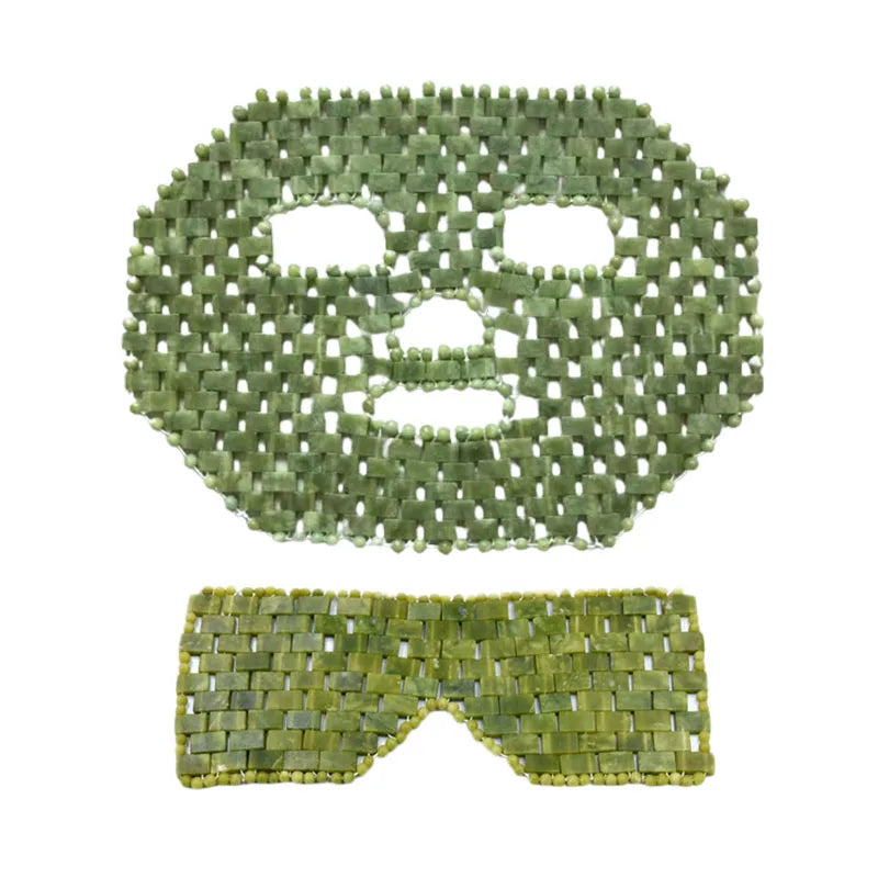 Natural Cooling Jade Eye Mask Facial Pain