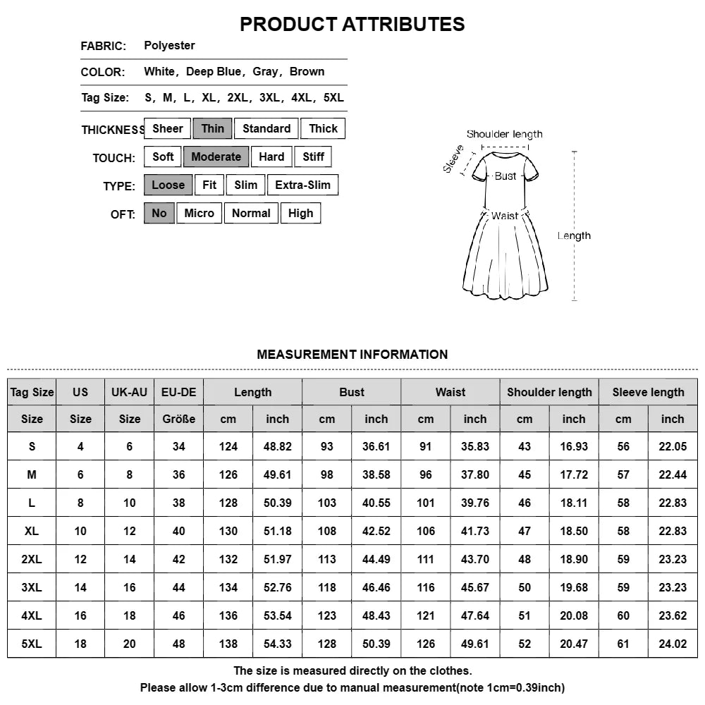 Cotton Linen Long Dress For Women Clothing Autumn