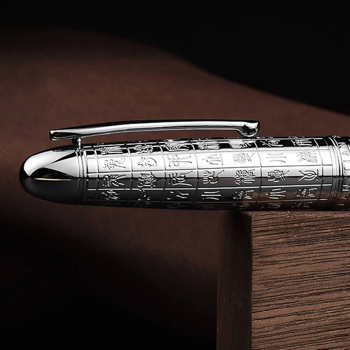 Hongdian Fountain Pen Beautiful Natural Wood Retro