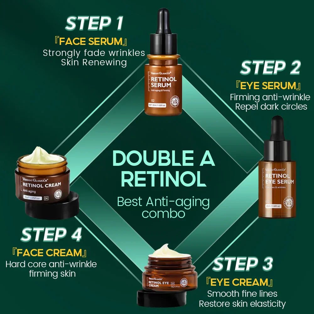 Vibrant Glamour Retinol Face Eye Cream Serum