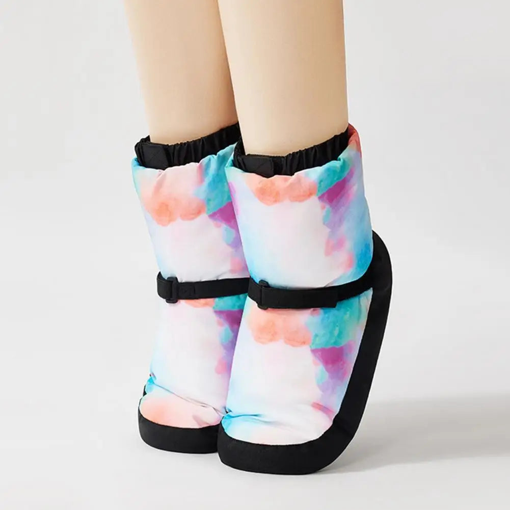 Pair Ballet Warm Shoes Professional Thickened Dance Shoes