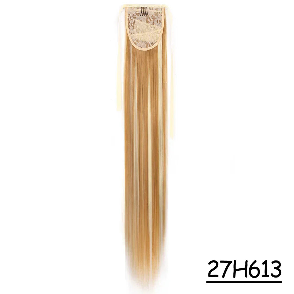 Synthetic Ponytail Hair Extension Natural Hairpiece Clip In
