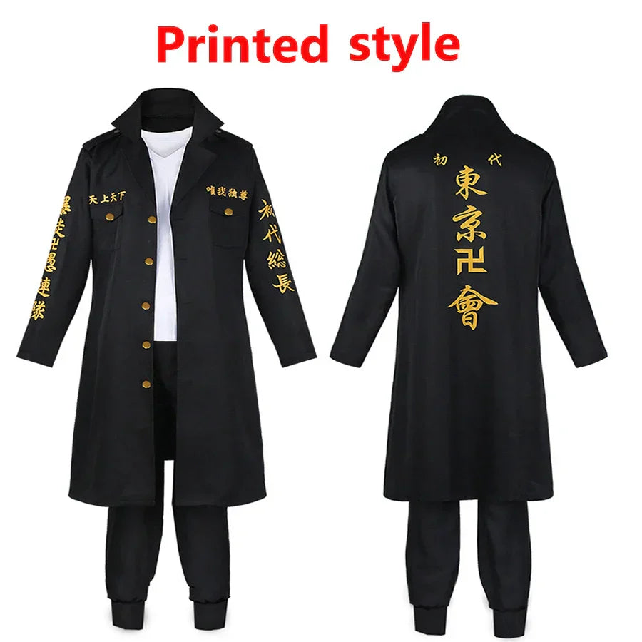 Anime Tokyo Revengers Sano Manjiro Cosplay Costume Tokyo