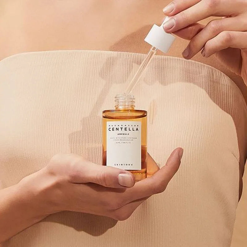 Madagascar Pure Centella Extract Ampoule Facial Essence Lasting