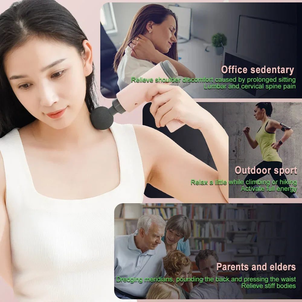 Fascia Massge Gun Vibration Deep Tissue Muscle Relaxation