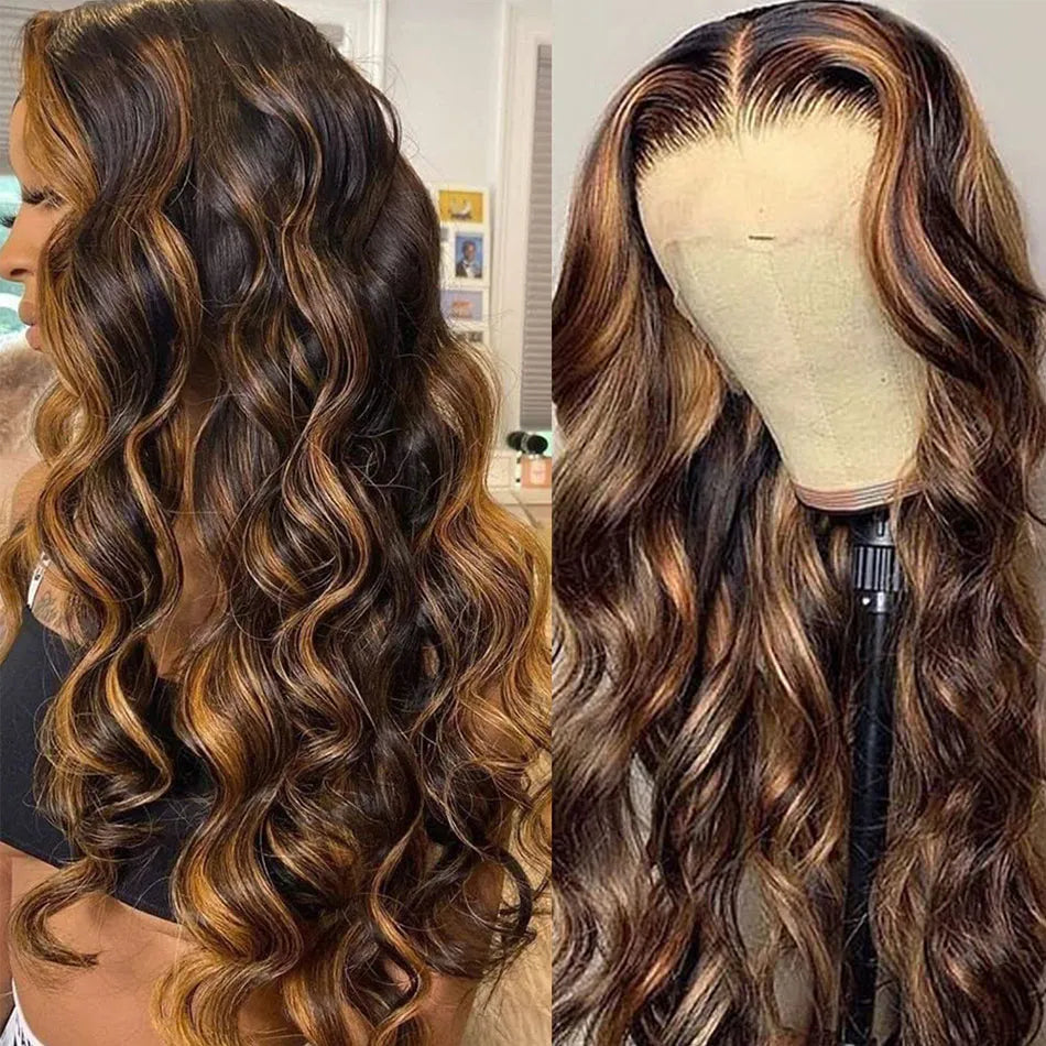 Highlight Hd Lace Frontal Wigs For Women