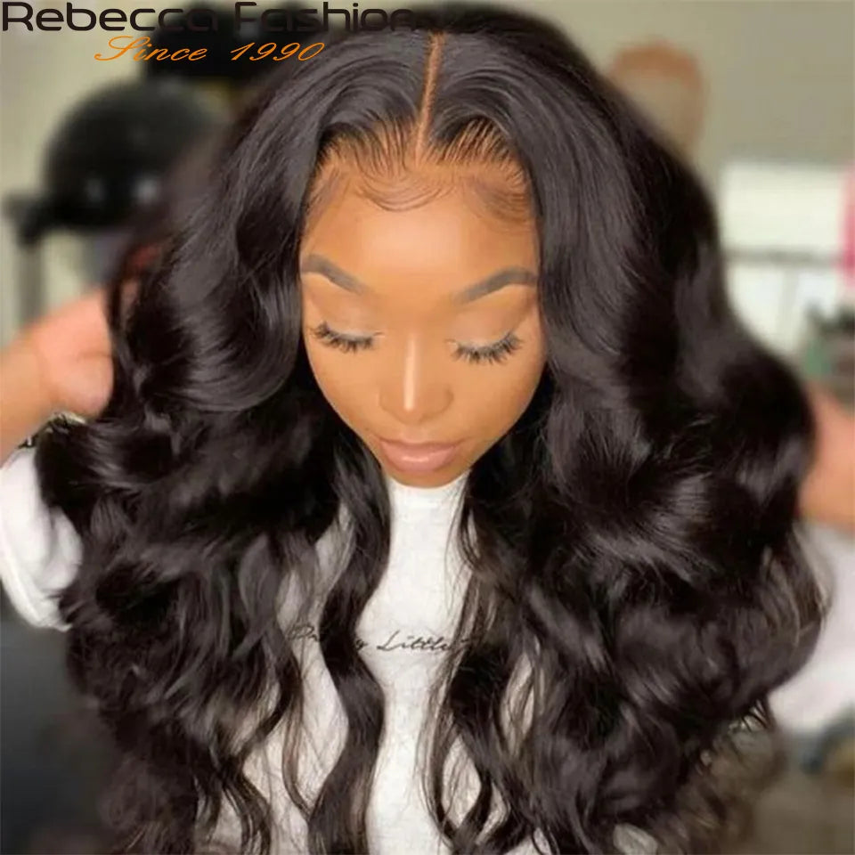 Rebecca Body Wave Lace Front Wigs D Transparent