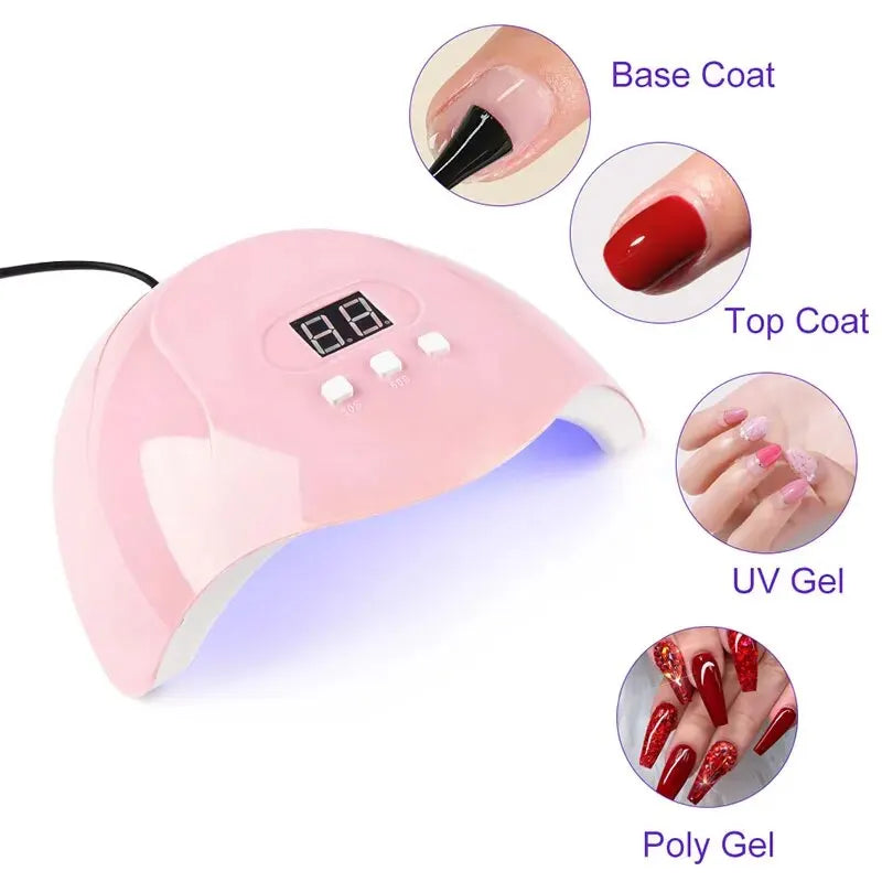 Uv Led Lamp Kit With Rpm Electric Nail