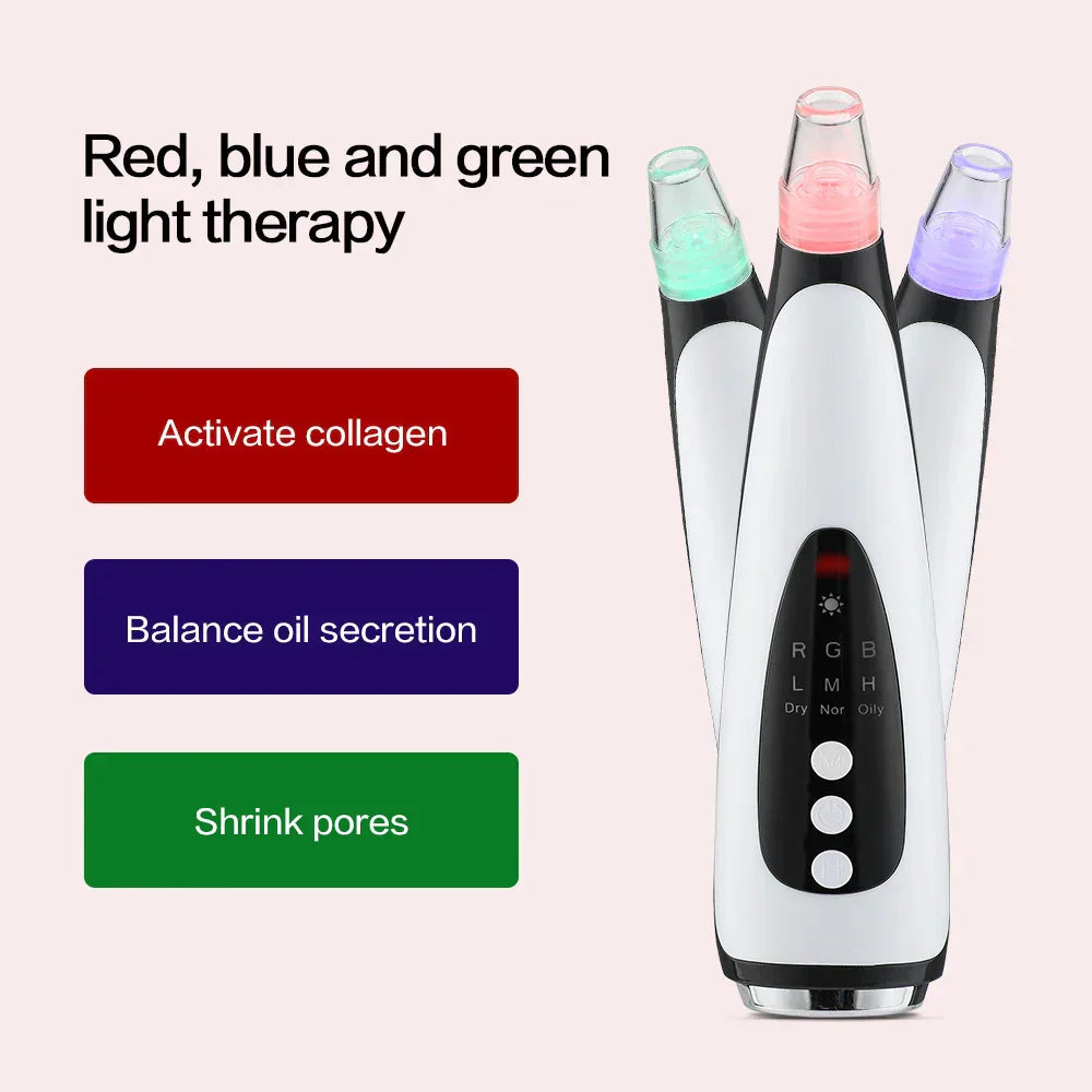 Vacuum Pore Cleaner Electric Blackhead Remover Acne Black