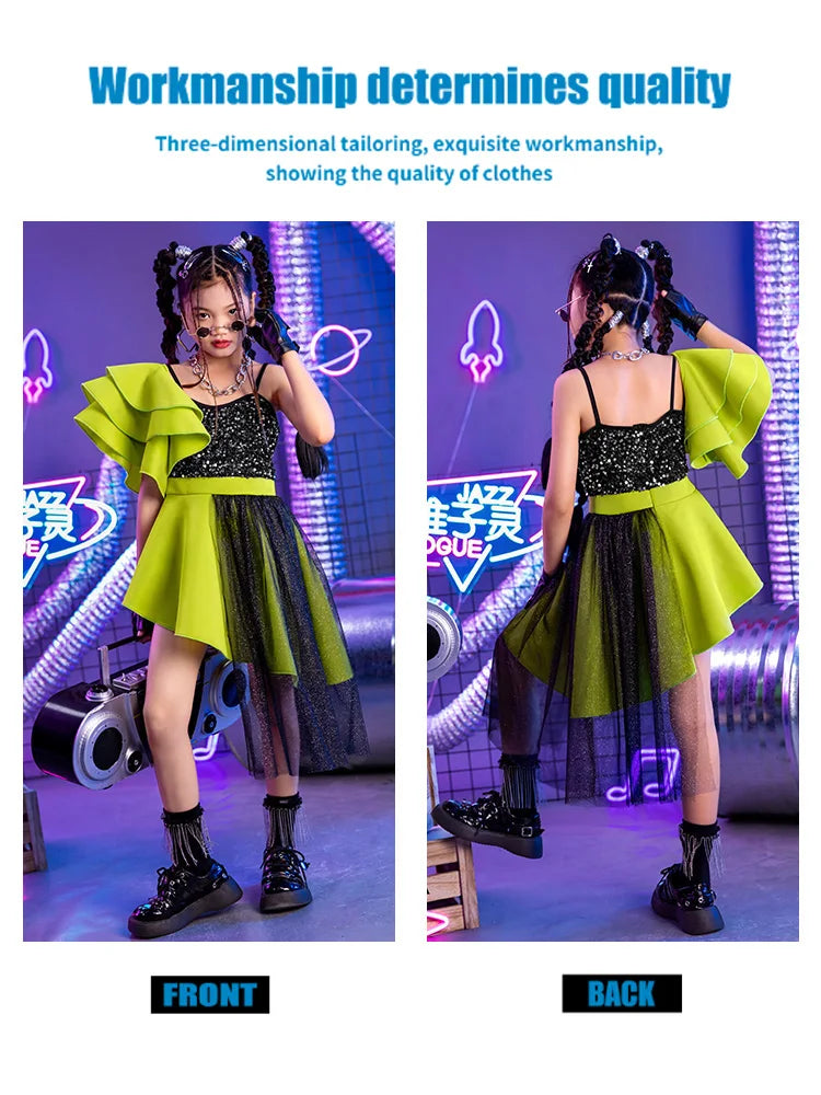 Girls' Runway Costumes Girls' Models Catwalk Fashions Children'