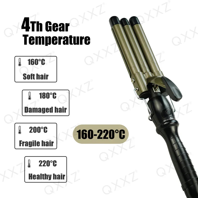 Hair Curler Professional Three Tube Wave