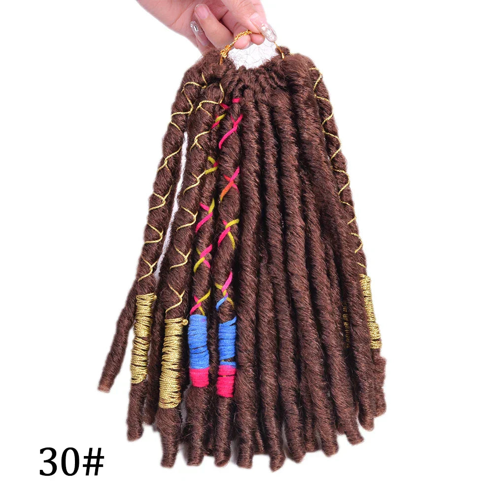 Luoyudu Crochet Hair Dreadlocks Faux Locs Braiding Hair