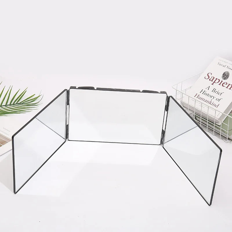 Way Mirror For Self Hair Cutting Trifold Hair