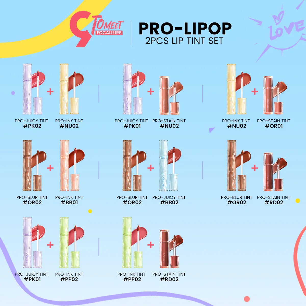 Focallure Pcs/Set Matte Liquid Lipstick Waterproof Long