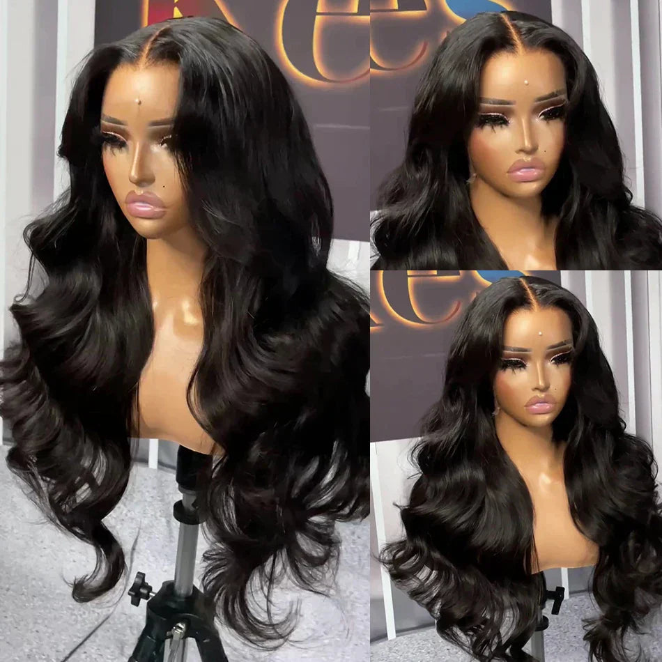 Hd Transparent Body Wave Lace Front Wig