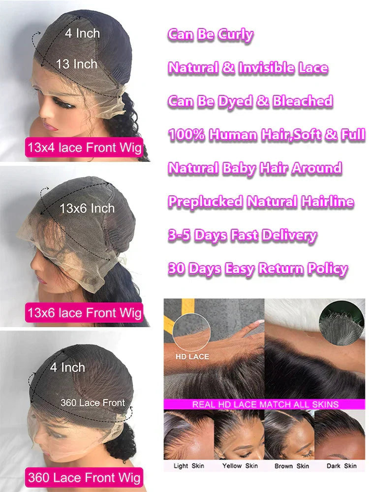 Loose Deep Wave Lace Frontal Wig X Hd