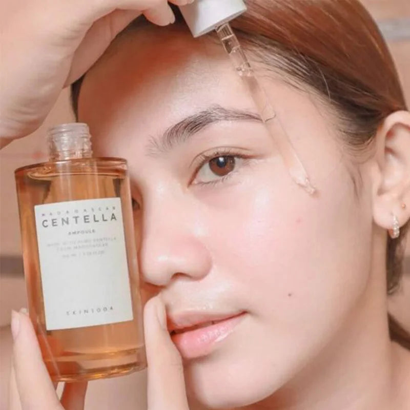Madagascar Pure Centella Extract Ampoule Facial Essence Lasting