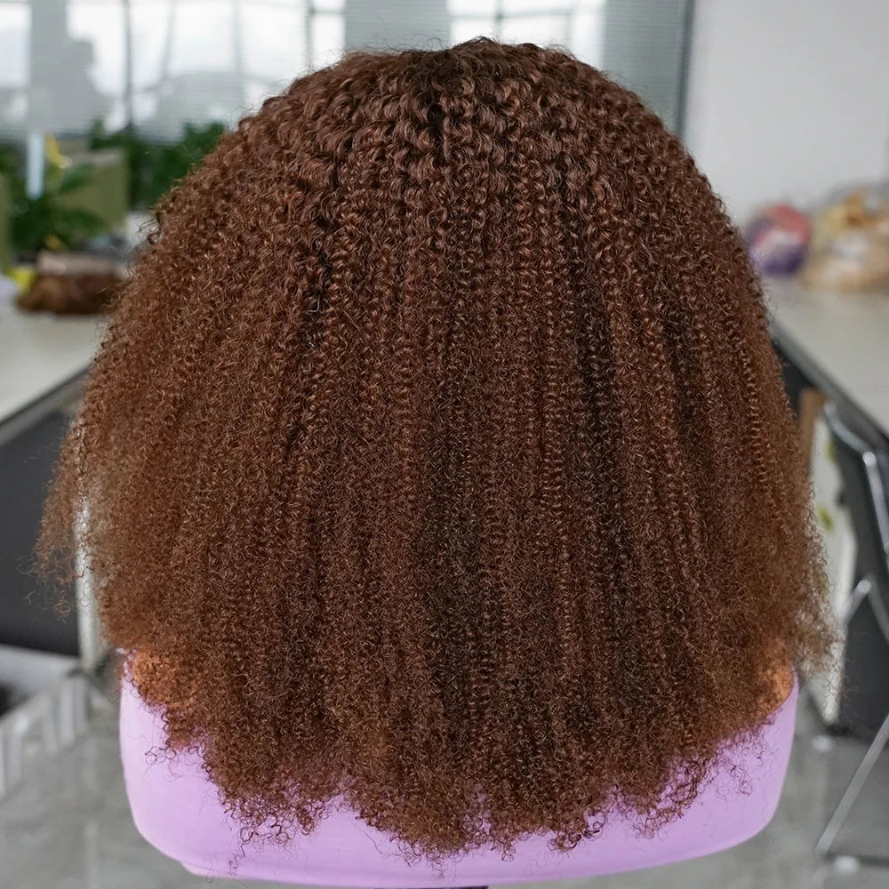 Density Brown Color Afro Kinky Curly X