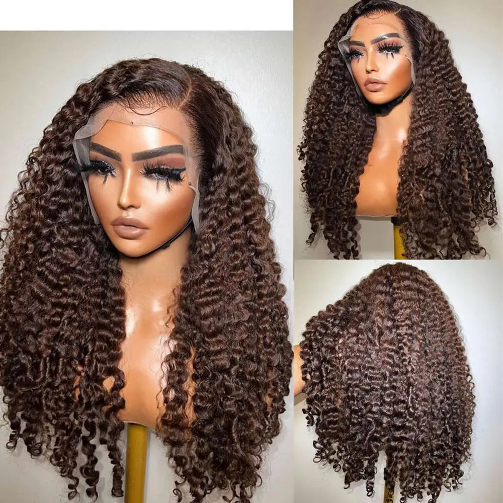 Ginger X Lace Front Human Hair Wigs For