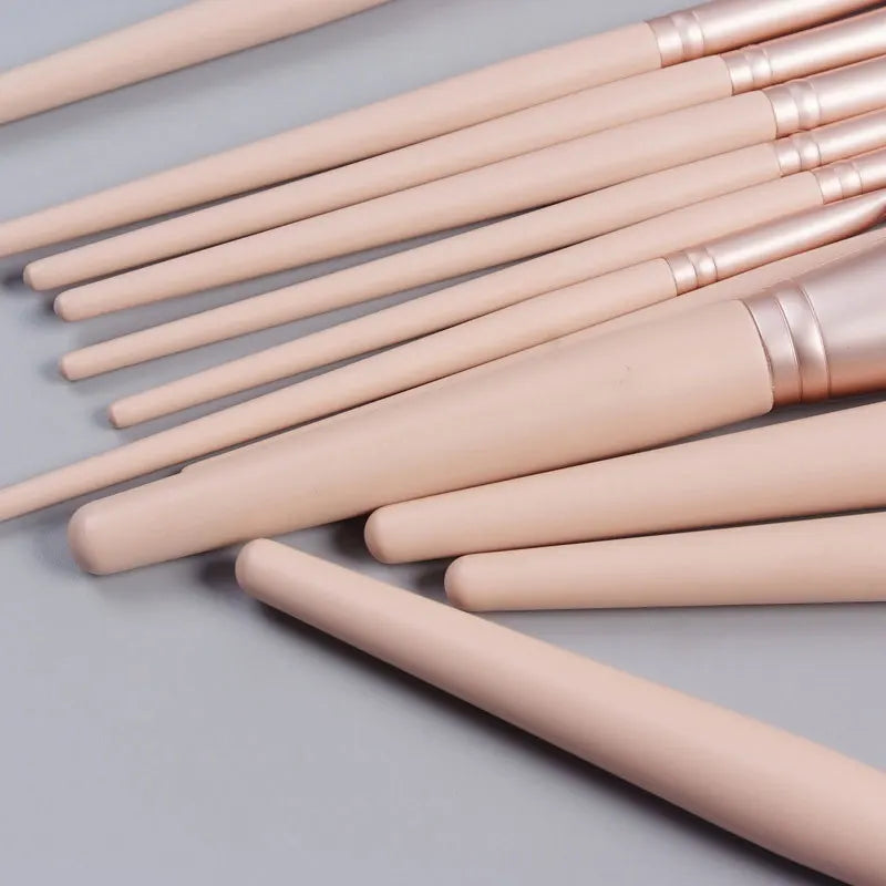 White Goat Hair Makeup Brushes Powder