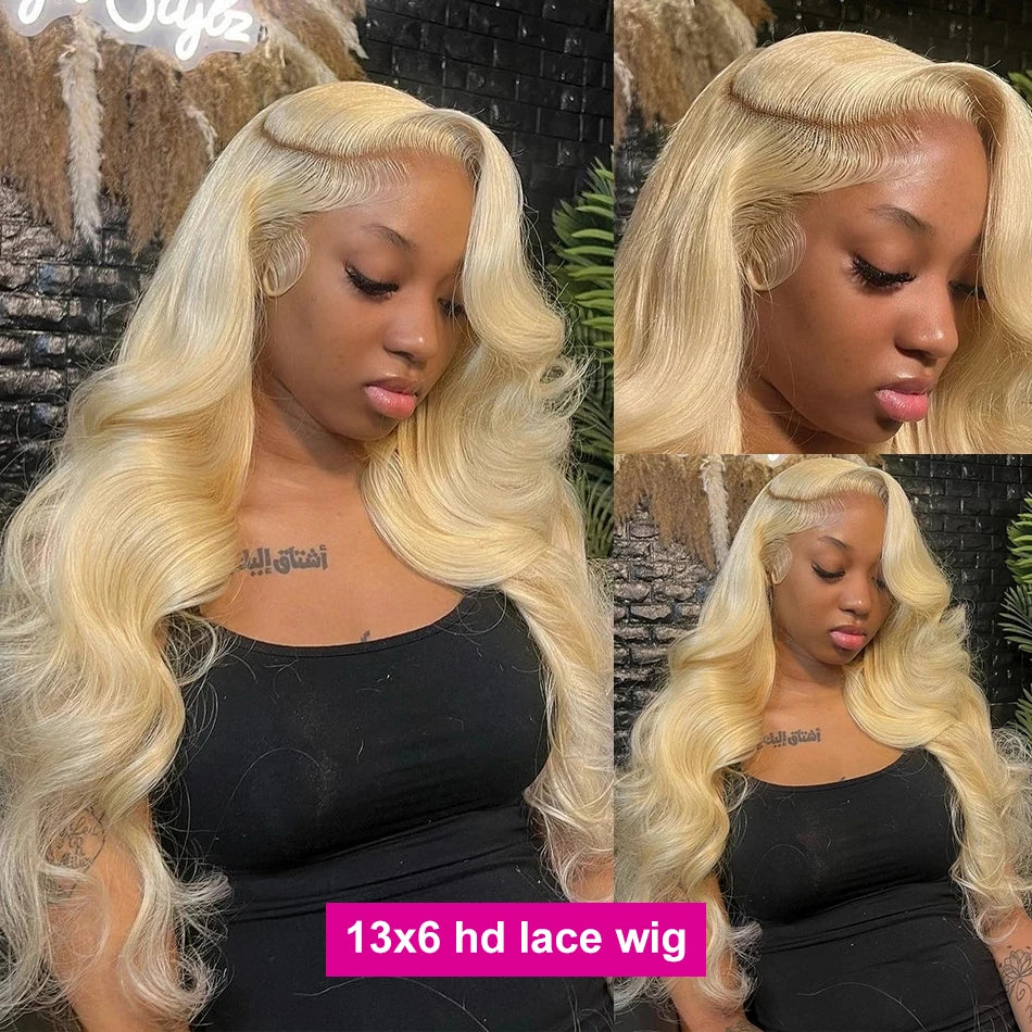 Hd Lace Frontal Wig Blonde Body