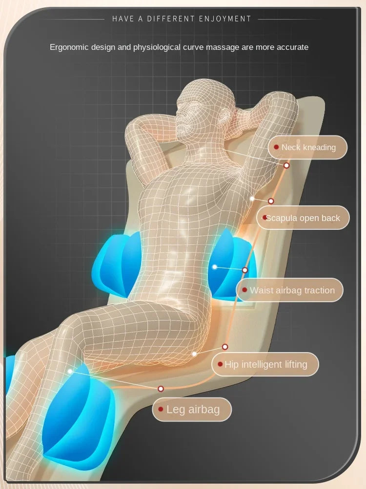 Intelligent Massage Mattress Whole-Body Multi-Functional Kneading Shoulder Back