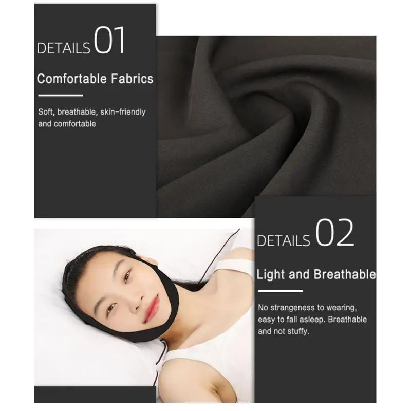 Pc Anti Snore Stop Snoring Chin Strap Belt