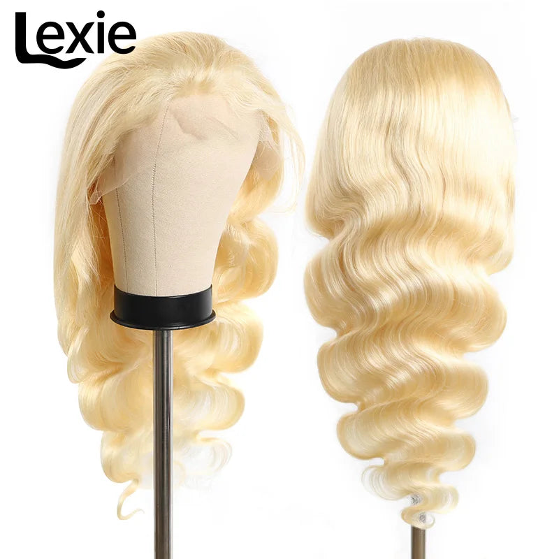 Wigs Human Hair Full Lace Frontal Wig Blonde