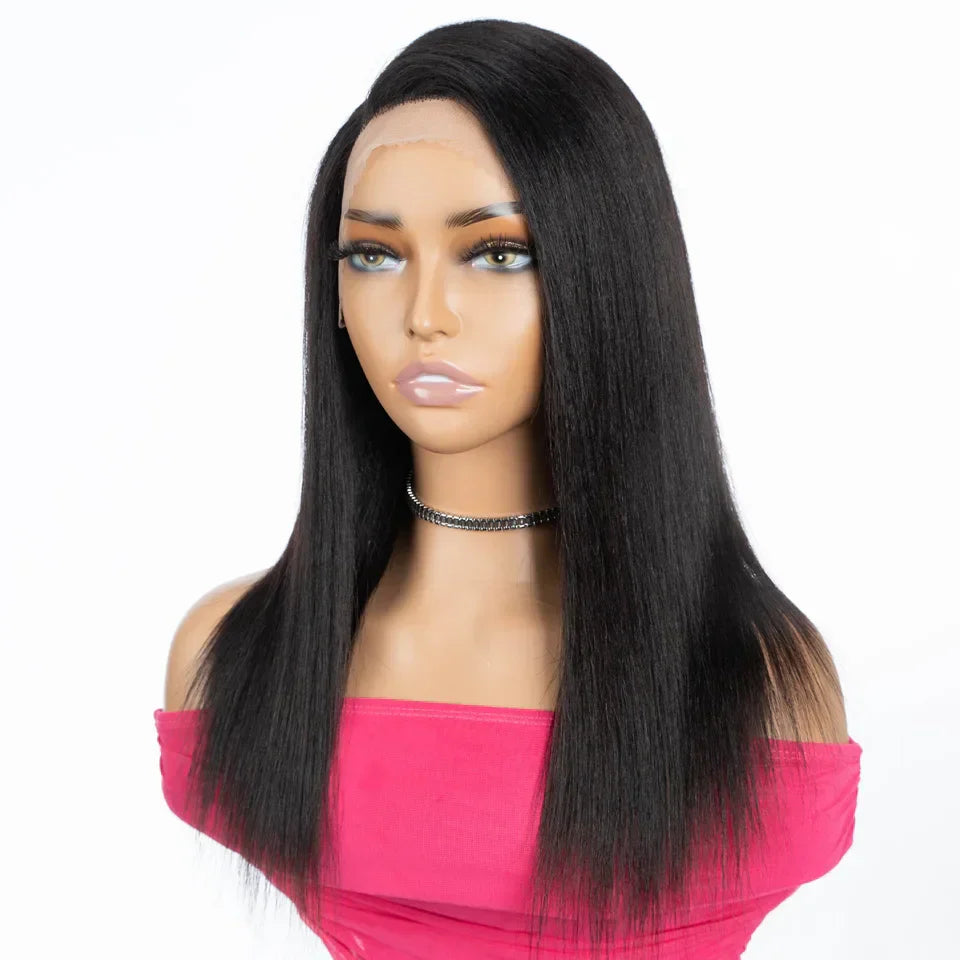 Sleek Straight Human Hair Wigs For Women Left