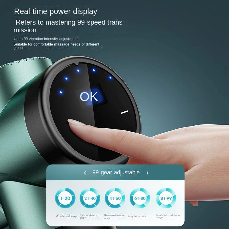 Heads Neck And Back Massager Gun