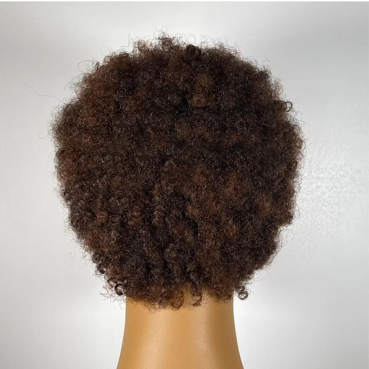 Ombre Highlight Honey Brown Low Cut Afro Wig/Afro
