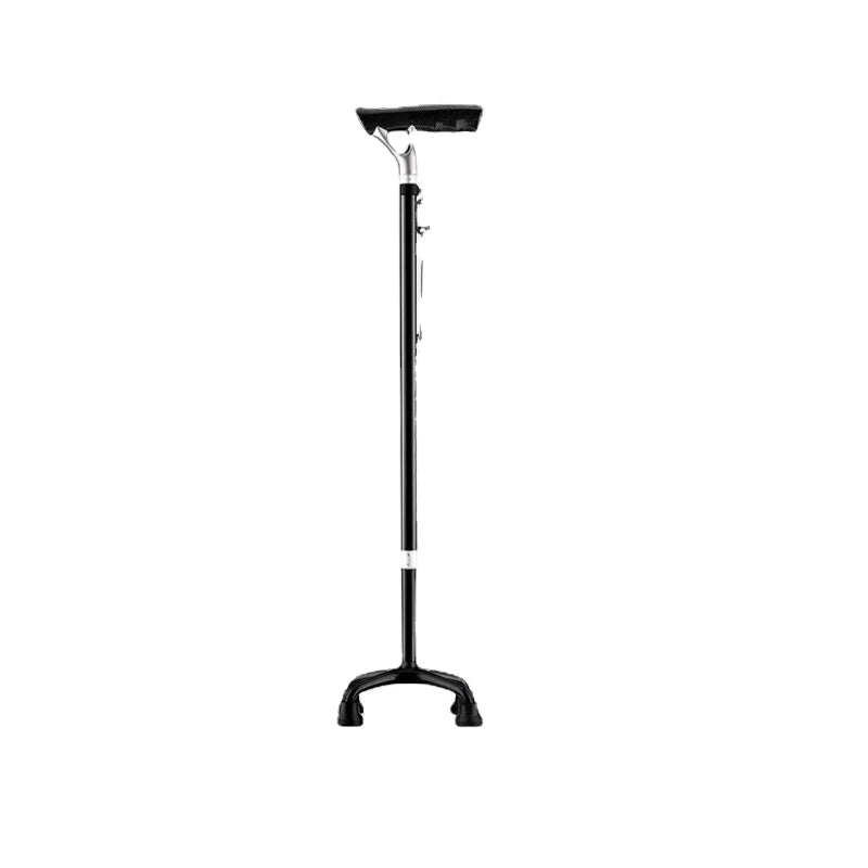 Carbon Material Lightweight Cane Four-Foot Non-Slip Crutch Elderly
