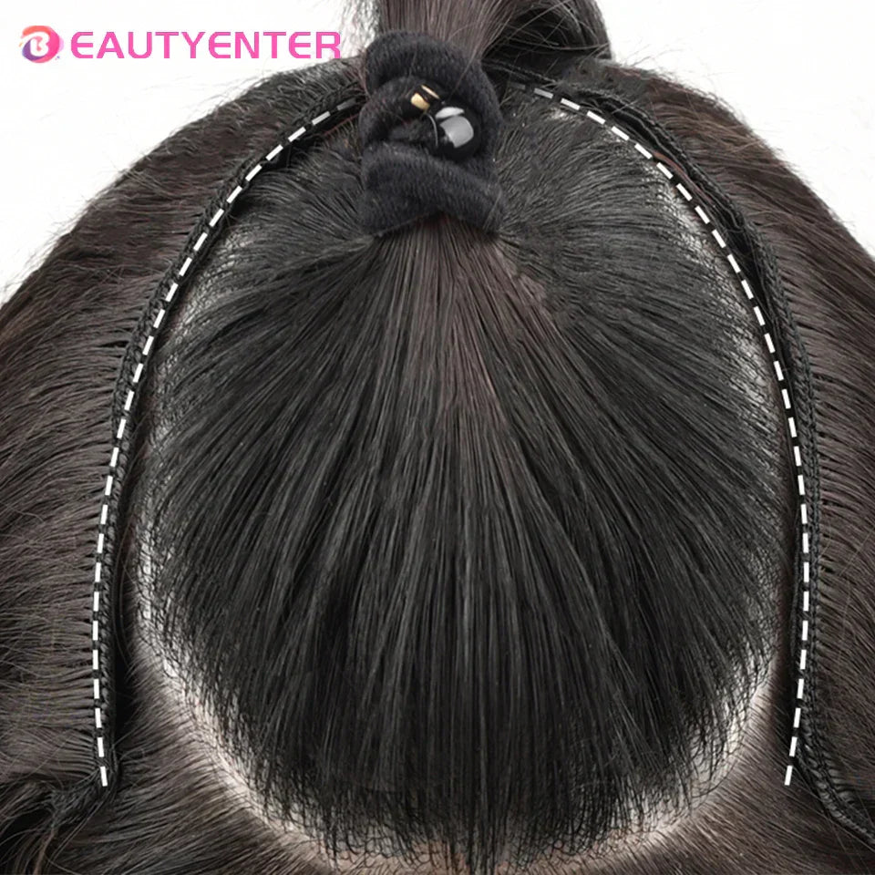 Synthetic Clips In Hair Long Wave Clip In