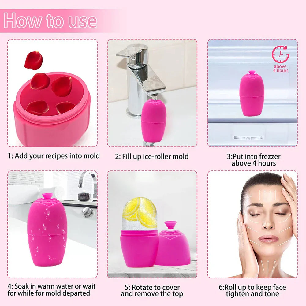 Reusable Gua Sha Face Massage Facial Beauty Ice